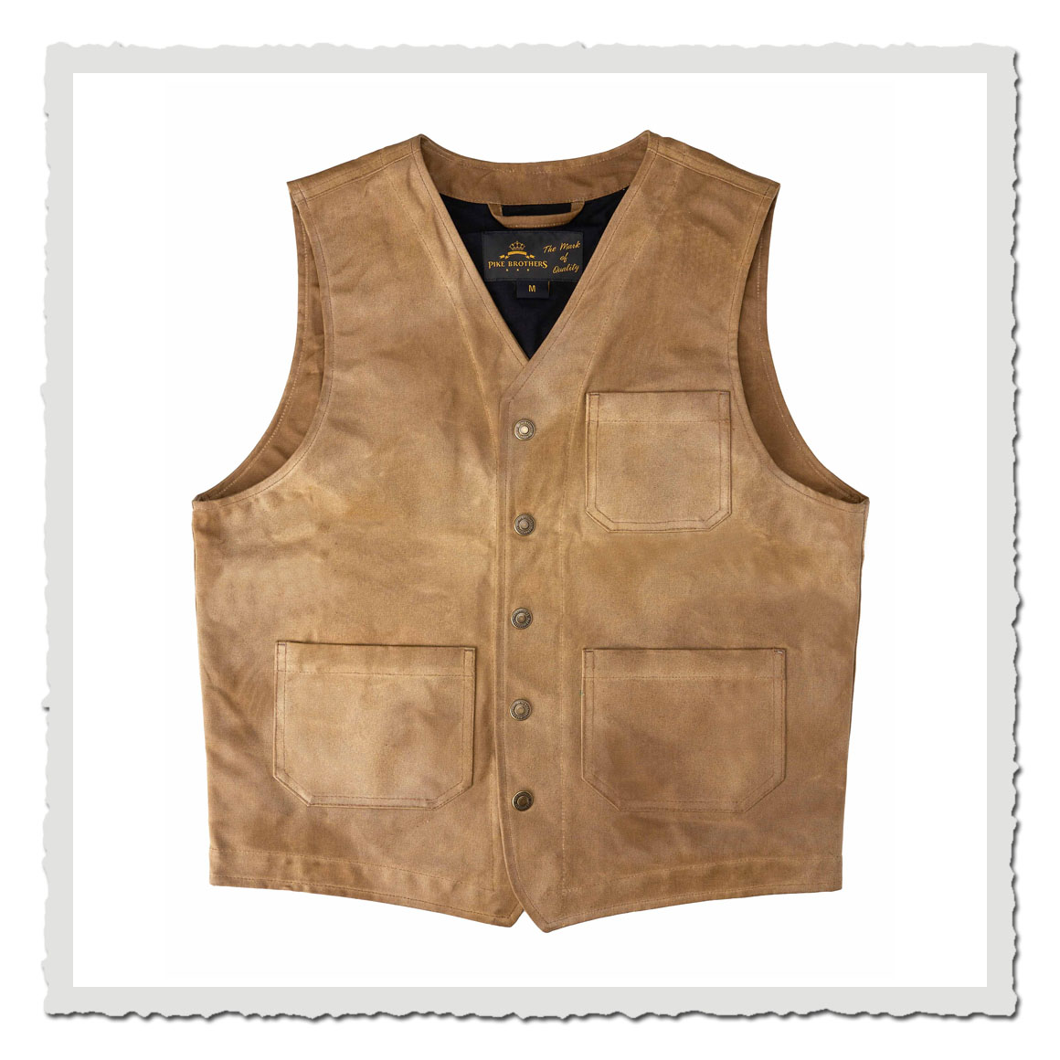 1937 Roamer Vest waxed tan